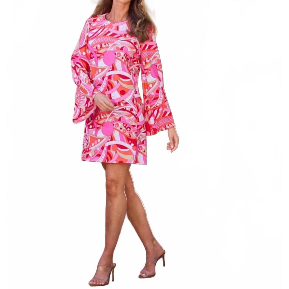 NEW JUDE CONNALLY renata mini dress in mod party peony - Picture 6 of 6